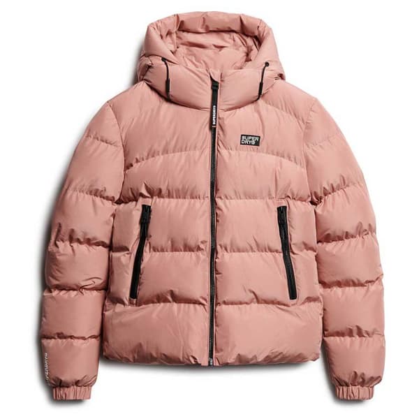 Superdry Sports Jacka Rosa XS Kvinna