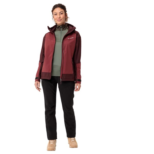 Vaude All Year Elope Softshelljakke Rød 38 Kvinde