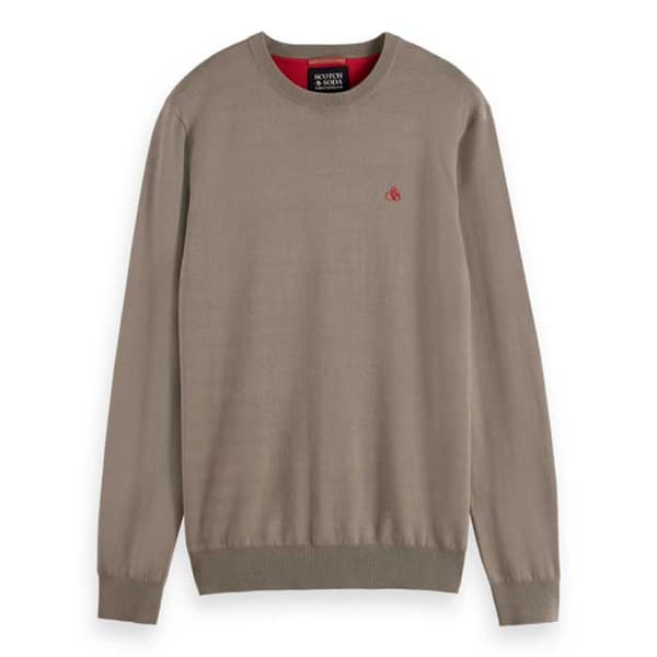 Scotch & Soda Essential Viscose Trøje Brun L Mand