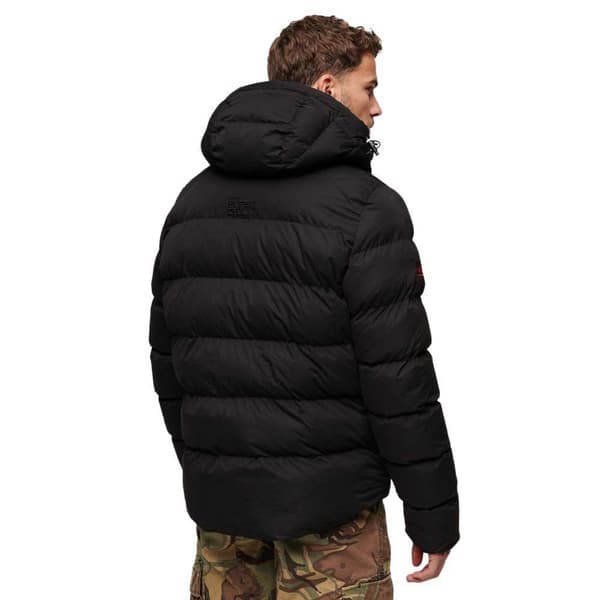 Superdry Microfibre Sport Jacka Svart M Man