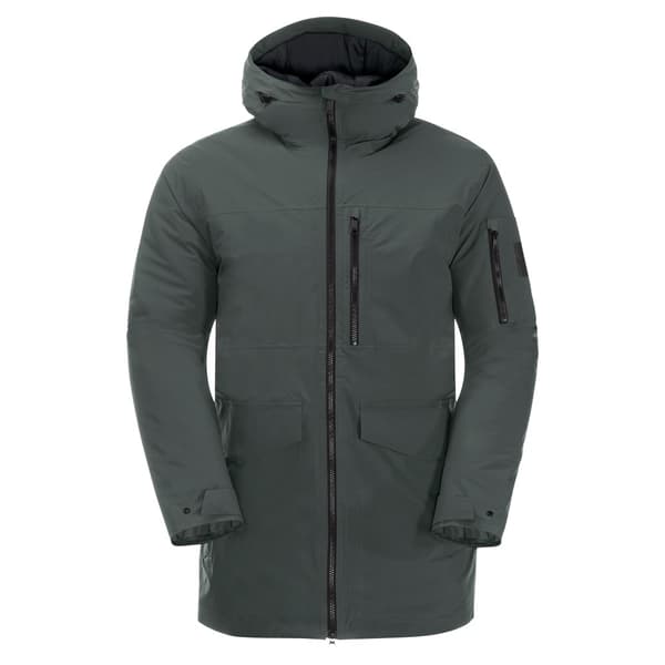 Jack Wolfskin Koenigsbau Parka Grönt,Grå XL Man
