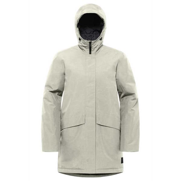 Jack Wolfskin Tempelhof Frakke Beige M Kvinde
