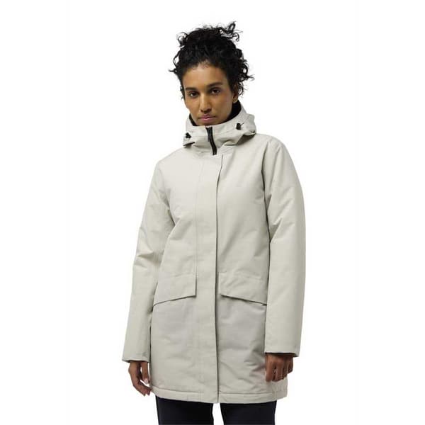 Jack Wolfskin Tempelhof Frakke Beige M Kvinde