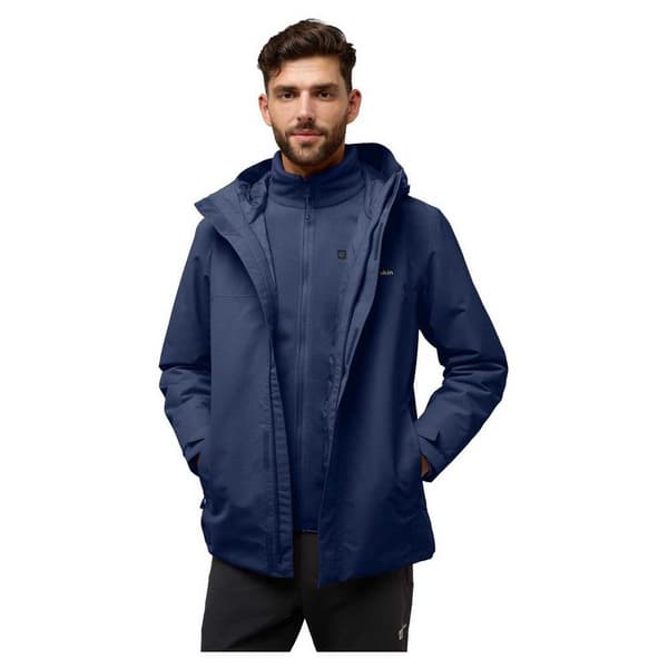 Jack Wolfskin Altenberg 3in1 Jacka Blå S Man
