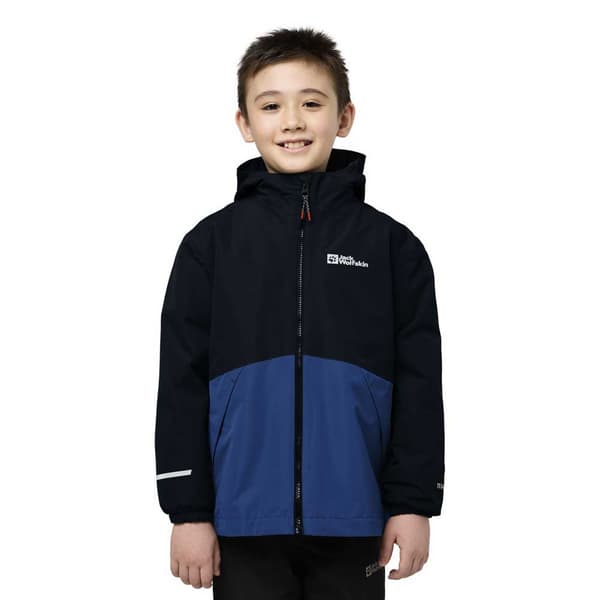 Jack Wolfskin Iceland 3in1 Jacka Blå,Svart 104 cm Pojke