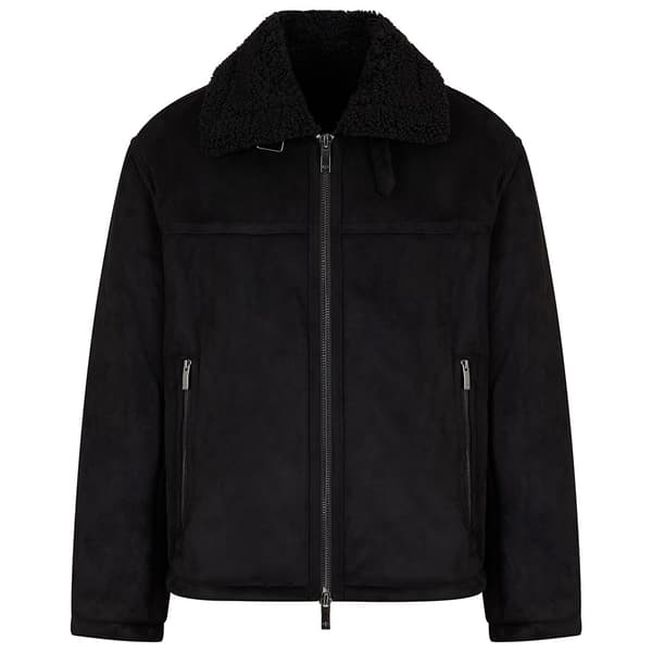 Armani Exchange 6dzb03_ze1fz Jacka Svart 2XL Man