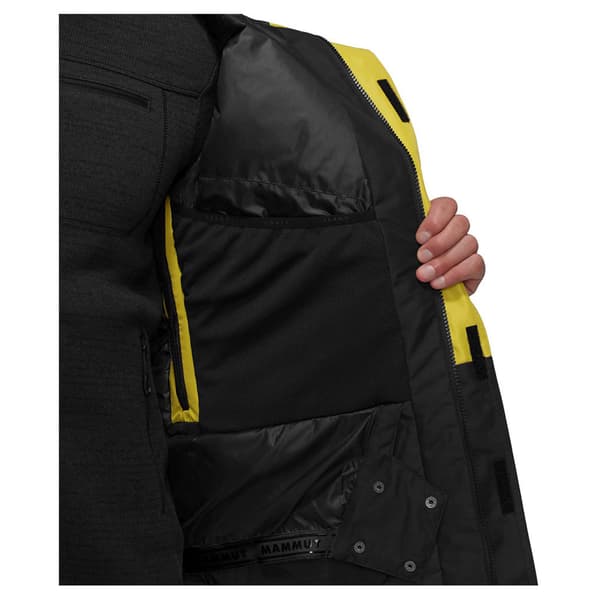 Mammut Fall Line Hardshell Thermo Jacka Gul XL Man
