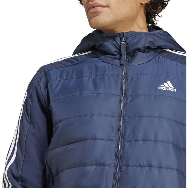 Adidas Essentials 3 Stripes Insulated Hybrid Jakke Blå S Mand
