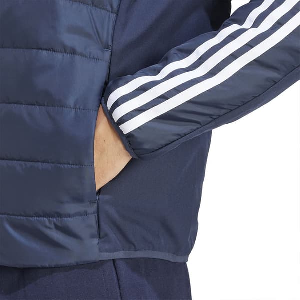 Adidas Essentials 3 Stripes Insulated Hybrid Jakke Blå S Mand