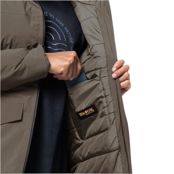 Jack Wolfskin Koenigsbau Parka Brun L Man