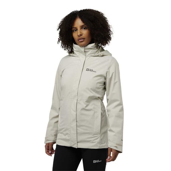 Jack Wolfskin Rotwand 3in1 Jakke Grå L Kvinde