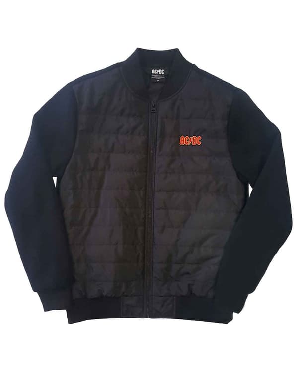 AC/DC Voltage Band Logo Quilted Jacket