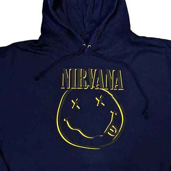Nirvana Inverse Grunge Face Pullover Hoodie