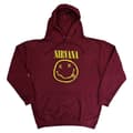 Miniatyrbild 1 av 4: Nirvana Yellow Grunge Face Pullover Hoodie