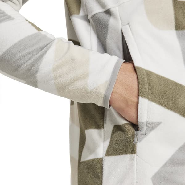 Adidas Terrex Multi Printed Fleecejakke Med Fuld Lynlås Flerfarvet L Mand