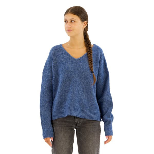 Superdry W6110578a Tröja Med V-ringning Blå S Kvinna