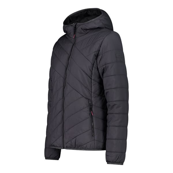 Cmp Fix Hood 32k1546 Jacka Svart,Grå 2XL Kvinna