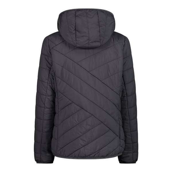 Cmp Fix Hood 32k1546 Jacka Svart,Grå 2XL Kvinna