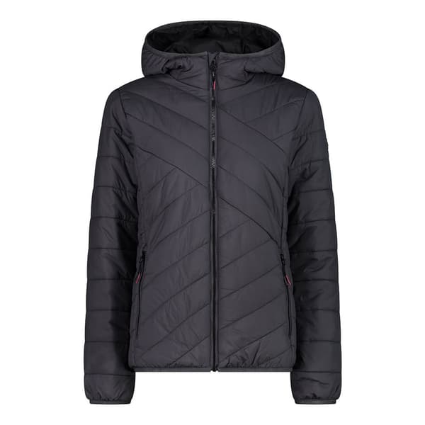 Cmp Fix Hood 32k1546 Jacka Svart,Grå 2XL Kvinna