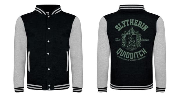 Harry Potter - Slytherin Quidditch (Varsity Jacket) Jacket - Small