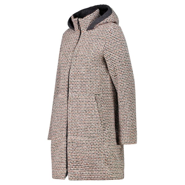 Cmp Coat Fix Hood 32m1636 Jakke Beige 2XL Kvinde