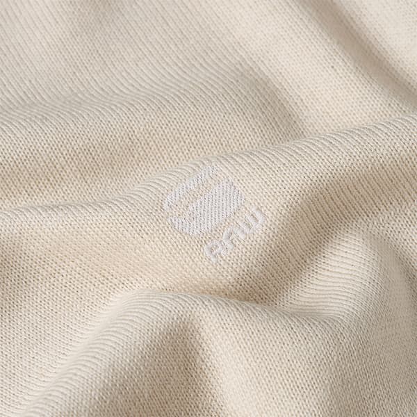 G-star Premium Core Striktrøje Med Høj Hals Beige L Mand
