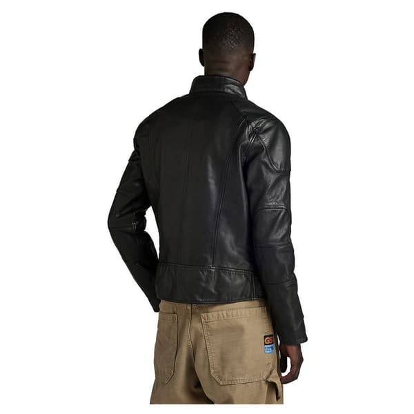 G-star Biker Läderjacka Svart S Man
