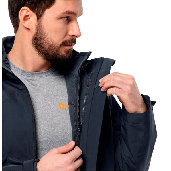 Jack Wolfskin Taubenberg 3in1 Jacka Blå S Man