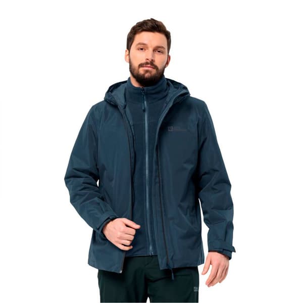 Jack Wolfskin Taubenberg 3in1 Jacka Blå S Man