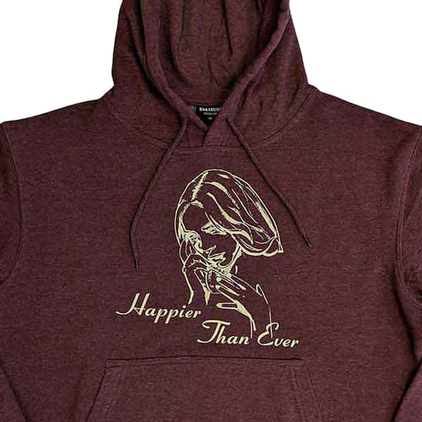 Billie Eilish Happier Than Ever Pullover Hoodie