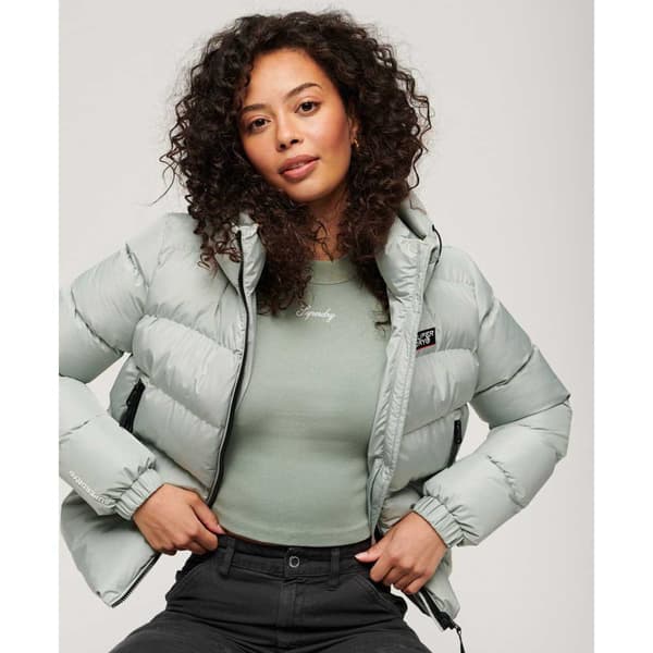 Superdry Sports Jacka Grå XS Kvinna
