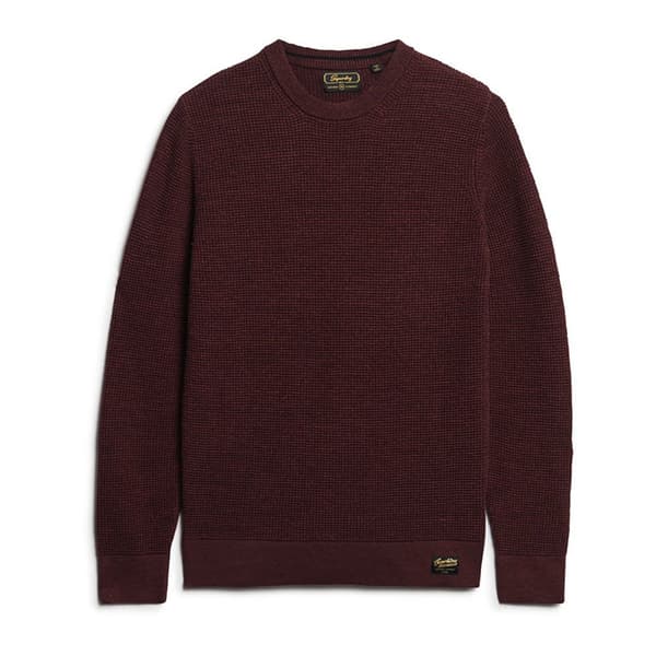 Superdry Textured Tröja Röd XL Man