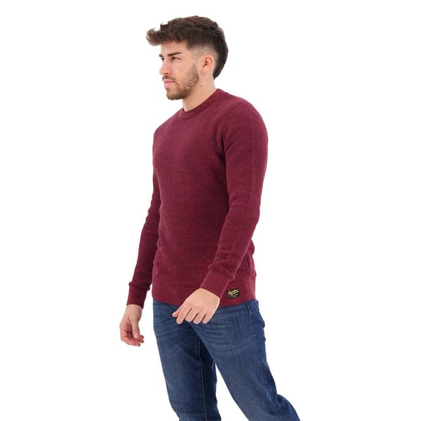 Superdry Textured Tröja Röd XL Man