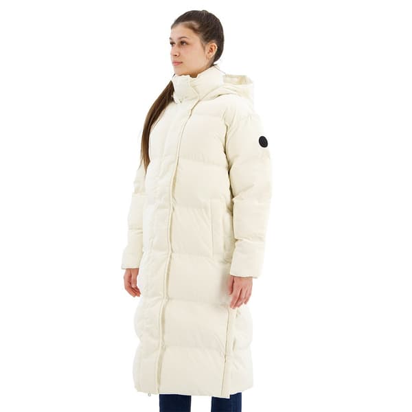 Superdry Longline Puffjacka Vit L Kvinna