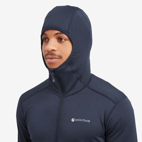 Montane Protium Lite Fleecejacka Med Huva Blå 2XL Man