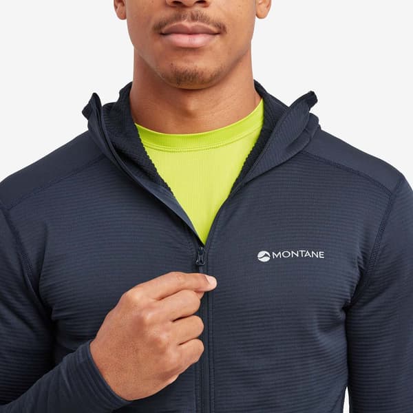 Montane Protium Lite Fleecejacka Med Huva Blå 2XL Man