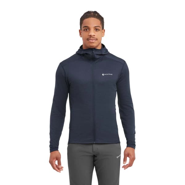 Montane Protium Lite Fleecejacka Med Huva Blå 2XL Man