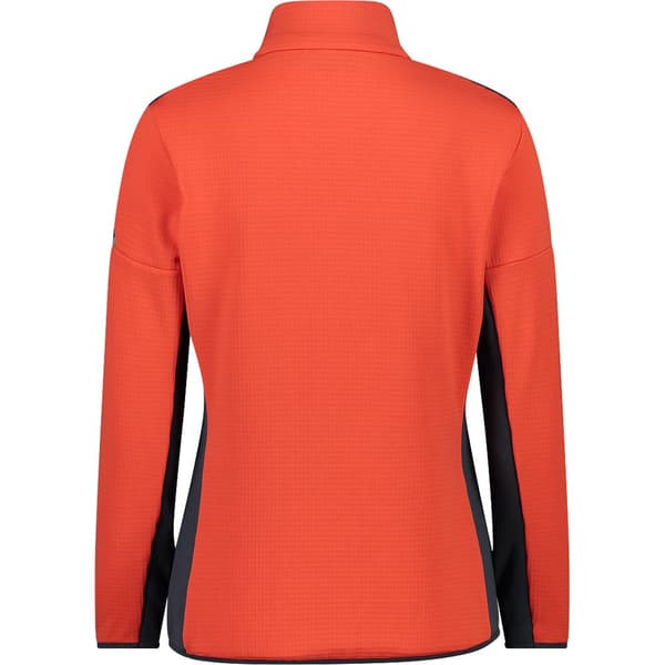 Cmp Sweat 32e0346 Fleece Med Halv Dragkedja Orange XL Kvinna