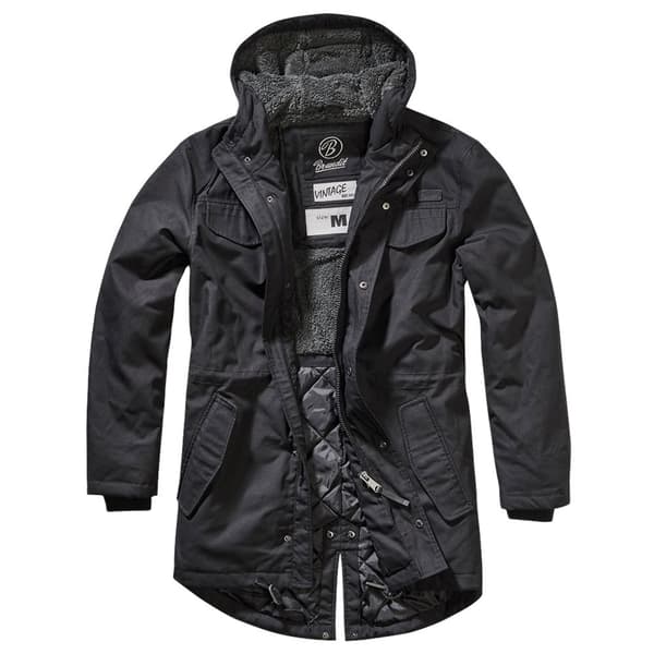 Brandit Marsh Lake Teddy Frakke Sort 4XL Mand