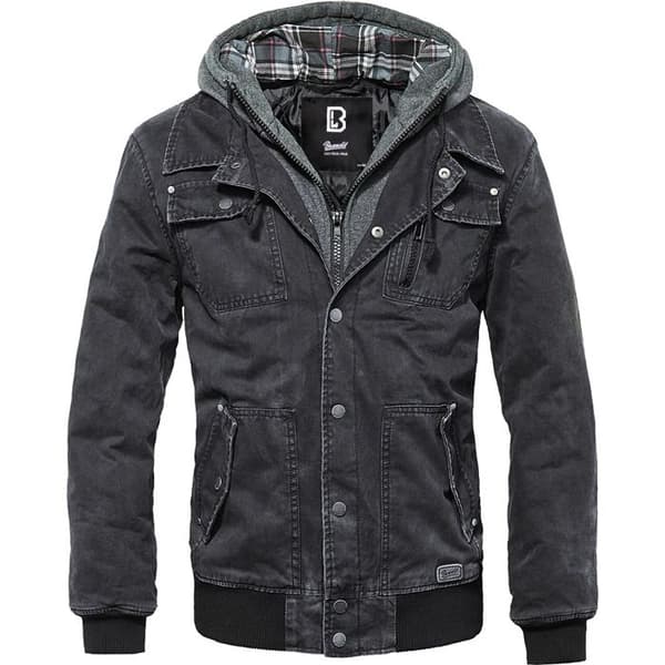 Huvtröja - Brandit - Dayton - Avtagbar foder - Modern stil - Unika detaljer