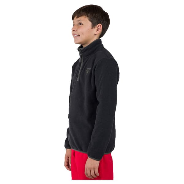 Rossignol Strawpile Fleece Med Halv Dragkedja Svart 12 Years