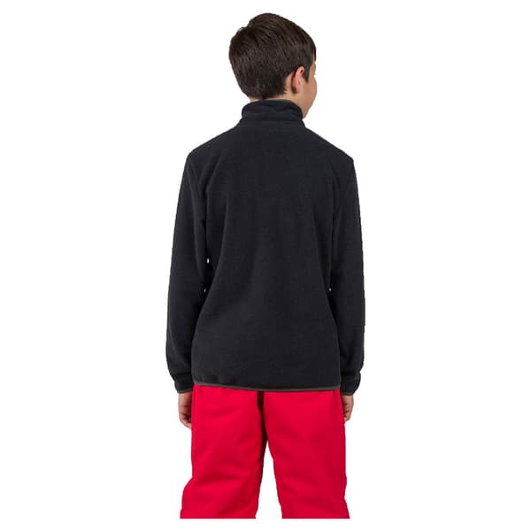 Rossignol Strawpile Fleece Med Halv Dragkedja Svart 12 Years