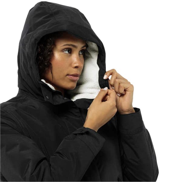 Jack Wolfskin Talforst Parka Svart M Kvinna