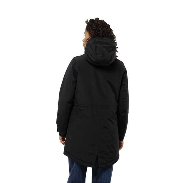 Jack Wolfskin Talforst Parka Svart M Kvinna