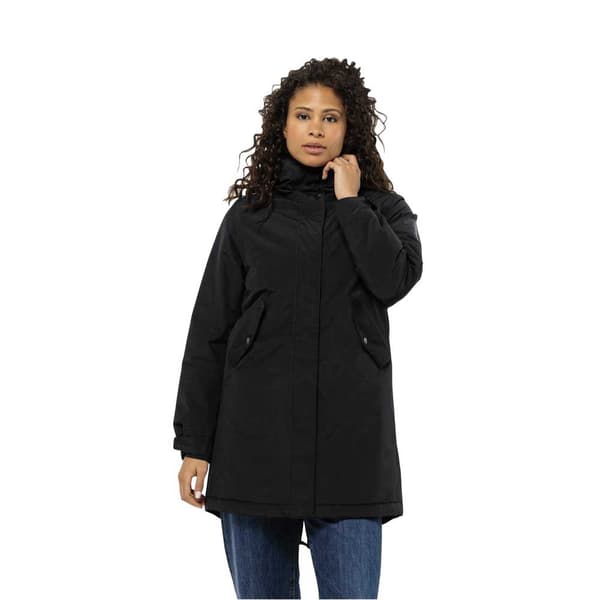 Jack Wolfskin Talforst Parka Svart M Kvinna