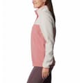 Miniatyrbild 3 av 5: Columbia Benton Springs™ Fleece Med Halv Dragkedja Vit,Rosa 2XL Kvinna