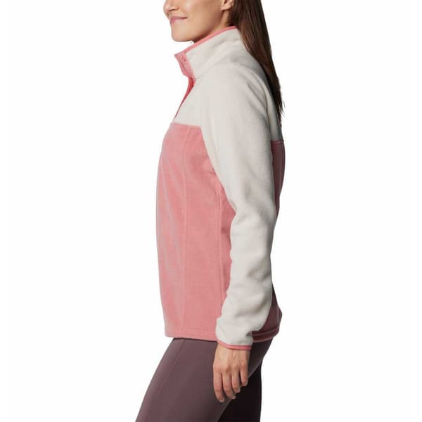 Columbia Benton Springs™ Fleece Med Halv Dragkedja Vit,Rosa 2XL Kvinna