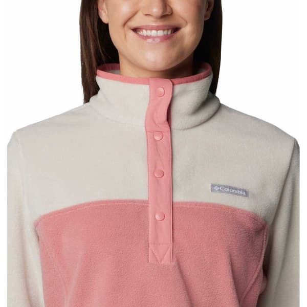 Columbia Benton Springs™ Fleece Med Halv Dragkedja Vit,Rosa 2XL Kvinna