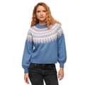 Miniatyrbild 1 av 5: Superdry Slouchy Pattern Tröja Blå M Kvinna