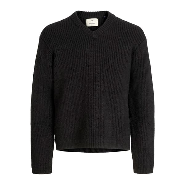 Jack & Jones Winter Tröja Med V-ringning Svart L Man